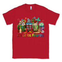 Red Mexican Dia De Los Muertos Coffee Cups Classic Tee - texasbilliewilder