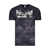 Cloud Black black and white floral Vintage Tee - TumblerDesignByShophia