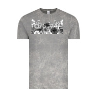 Cloud Rock black and white floral Vintage Tee - TumblerDesignByShophia