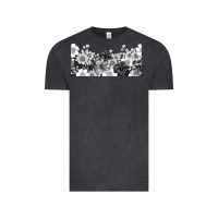 Vintage Black black and white floral Vintage Tee - TumblerDesignByShophia