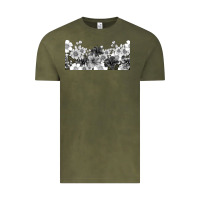 Vintage Olive black and white floral Vintage Tee - TumblerDesignByShophia