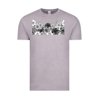 Vintage Zinc black and white floral Vintage Tee - TumblerDesignByShophia