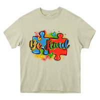 Mossy be kind autism Heavy Core Tee - LillyAllenDesigns