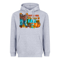 Heather Grey jusa a girl who loves fall Heavyweight Hoodie - Artiststas
