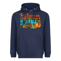 Navy jusa a girl who loves fall Heavyweight Hoodie - Artiststas