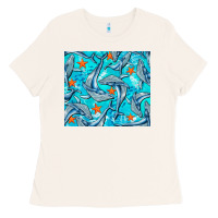 Bone humpback whale Ladies Tee - BarkalooDesign