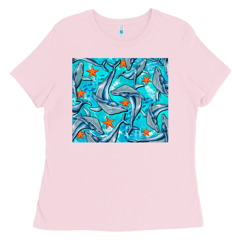 Humpback Whale Ladies Tee by BarkalooDesign | Teevron