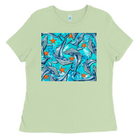 Matcha humpback whale Ladies Tee - BarkalooDesign