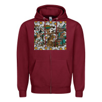 Burgundy easter Zipper Hoodie - CowhideDigitalArt