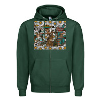Sports Green easter Zipper Hoodie - CowhideDigitalArt