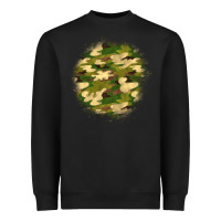 Black camouflage patch 2 Heavyweight Sweatshirt - BundleAndBundleShop