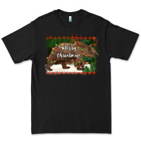 Black merry christmas bear Premium Tee - BarkalooDesign