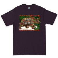 Plum merry christmas bear Premium Tee - BarkalooDesign