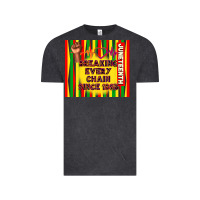 Vintage Black juneteenth breaking every chain since 1865 Vintage Tee - TumblerDesignByShophia