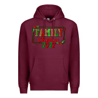 Burgundy Family Christmas 2022 Premium Hoodie - FaDigitalArtStudio