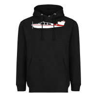 Black Beechcraft Bonanza  Perfect Gift Heavyweight Hoodie - minhPixels