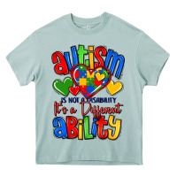 Arona autism is not a disability it's a different abilit Heavy Core Tee - LillyAllenDesigns