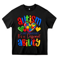 Black autism is not a disability it's a different abilit Heavy Core Tee - LillyAllenDesigns