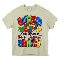 Mossy autism is not a disability it's a different abilit Heavy Core Tee - LillyAllenDesigns