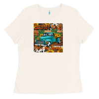 Bone country roads take me home truck coaster Ladies Tee - Jasminsmagicworld