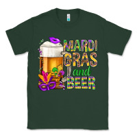 Sports Green Mardi Gras and beer Classic Tee - NancyCooperArtShop