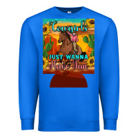 True Royal cowgirls just wanna have fun 12 oz can cooler (regular) Premium Sweatshirt - Artiststas