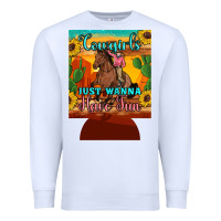 White cowgirls just wanna have fun 12 oz can cooler (regular) Premium Sweatshirt - Artiststas