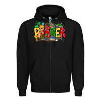 Black barber Zipper Hoodie - CowhideDigitalArt