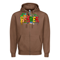 Chestnut barber Zipper Hoodie - CowhideDigitalArt