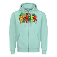 Seafoam barber Zipper Hoodie - CowhideDigitalArt