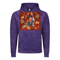 Cloud Purple wizard boy with magic items Vintage Hoodie - TumblerDesignByShophia