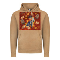 Vintage Camel wizard boy with magic items Vintage Hoodie - TumblerDesignByShophia