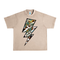 French Oak Lightning Bolt Urban Heavy Tee - JahusDesignShop