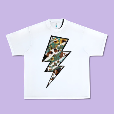 Lightning Bolt Urban Heavy Tee Designed By Jahusdesignshop