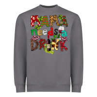 Storm Mama Needs A Drink Heavyweight Sweatshirt - FaDigitalArtStudio