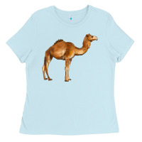 Baby Blue camel Ladies Tee - BarkalooDesign