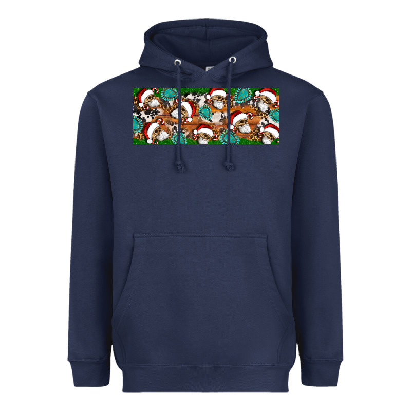 Santa Skeleton Christmas Heavyweight Hoodie by Artiststas | Teevron