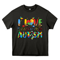 Asphalt i love someone with autism Heavy Core Tee - LillyAllenDesigns