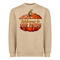 Mushroom welcome to our patch Heavyweight Sweatshirt - BundleAndBundleShop