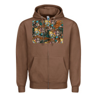 Chestnut easter pattern Zipper Hoodie - CowhideDigitalArt