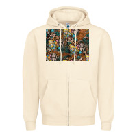 Sandshell easter pattern Zipper Hoodie - CowhideDigitalArt