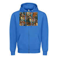 True Royal easter pattern Zipper Hoodie - CowhideDigitalArt