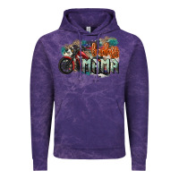 Cloud Purple Badass Mama motorcycle Vintage Hoodie - HowdyJamesFarm