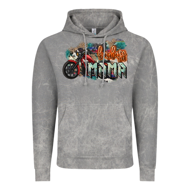 Badass Mama Motorcycle Vintage Hoodie by HowdyJamesFarm | Teevron
