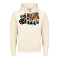 Vintage Artic Badass Mama motorcycle Vintage Hoodie - HowdyJamesFarm