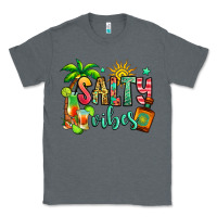 Charcoal Heather salty vibes tequila summer Classic Tee - Jasminsmagicworld