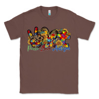 Chestnut peace love autism Classic Tee - RacoonDesign