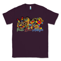 Plum peace love autism Classic Tee - RacoonDesign