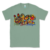 Sage peace love autism Classic Tee - RacoonDesign