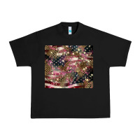 Black American flag leopard pinktumbler Urban Heavy Tee - HowdyJamesFarm